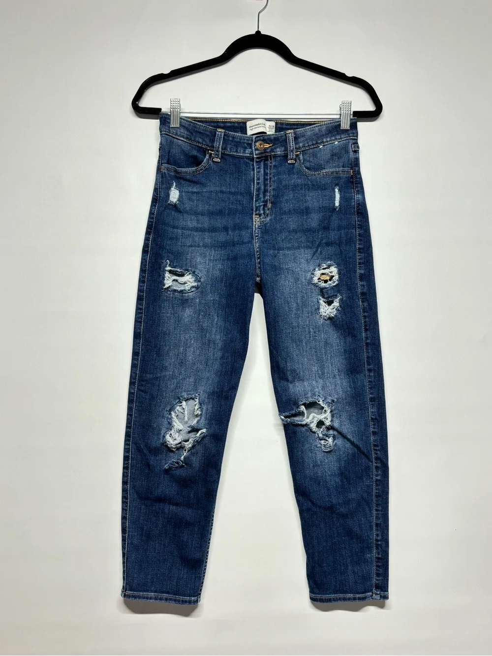 ✨Abercrombie Kids High-Rise Mini Mom Jeans Size 15/16 Short